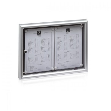 Anschlagkasten modern 2xA4