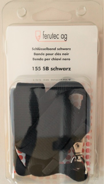 Schlüsselband schwarz Selbstbedienung