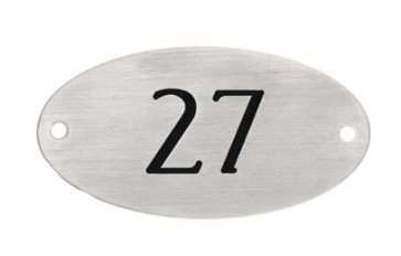 Türschild Aluminium Nr. 61652