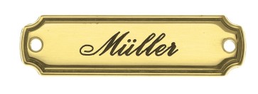 Türschild Messing Nr. 61700