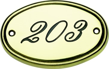 Türschild Messing Nr. 61770