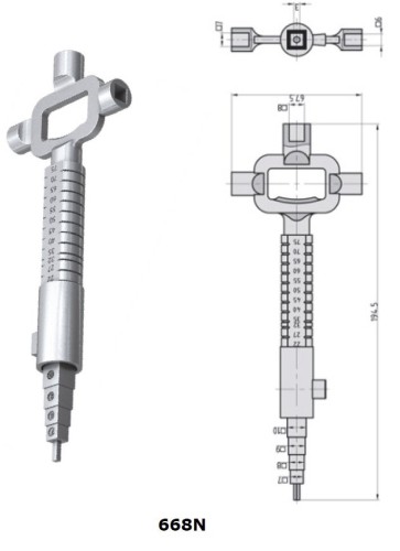 Dornschlüssel - 668N