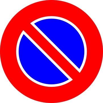 Parkverbotsschild Ø 315 mm