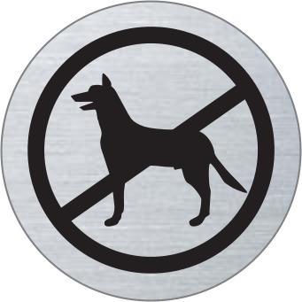 Hunde verboten Edelstahlschild 7049