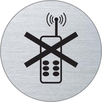 Handyverbot Edelstahlschild 7062