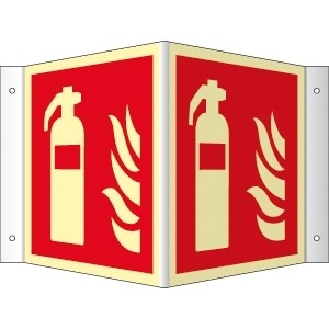 Brandschutzzeichen Winkel Feuerlöscher