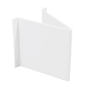 Fluchtwegschild leere Winkel