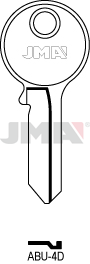 Schlüsselrohling - ABU-4D