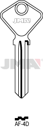 Schlüsselrohling - AF-4D