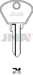 Schlüsselrohling - AF-7D