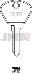 Schlüsselrohling - AF-8D