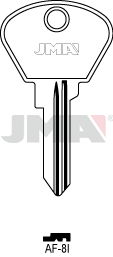 Schlüsselrohling - AF-8I