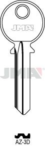 Schlüsselrohling - AZ-3D
