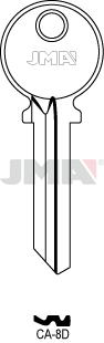 Schlüsselrohling - CA-8D
