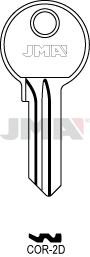 Schlüsselrohling - COR-2D