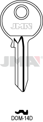 Schlüsselrohling - DOM-14D