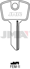 Schlüsselrohling - FEM-1I