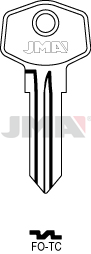 Schlüsselrohling - FO-TC