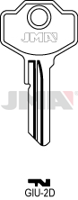 Schlüsselrohling - GIU-2D