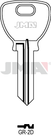 Schlüsselrohling - GR-2D