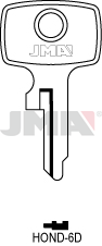 Schlüsselrohling - HOND-6D