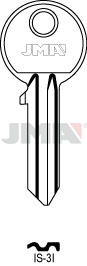 Schlüsselrohling - IS-3I