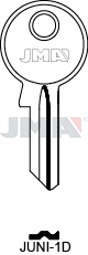 Schlüsselrohling - JUNI-1D