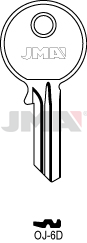 Schlüsselrohling - OJ-6D