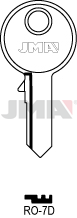 Schlüsselrohling - RO-7D
