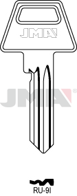 Schlüsselrohling - RU-9I