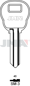 Schlüsselrohling - SM-3