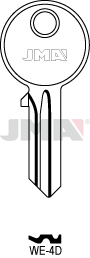 Schlüsselrohling - WE-4D