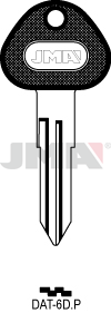 Schlüsselrohling-Plastikkopf - DAT-6D.P