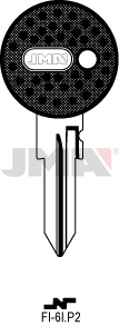 Schlüsselrohling-Plastikkopf - FI-6I.P2