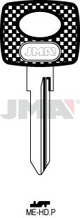 Schlüsselrohling-Plastikkopf - ME-HD.P
