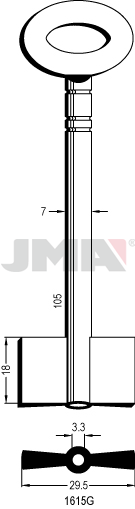 Doppelbartrohling - 1615G