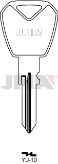 Schlüsselrohling - YU-1D