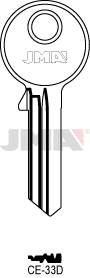 Schlüsselrohling - CE-33D