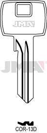 Schlüsselrohling - COR-13D