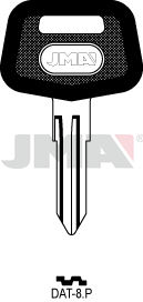 Schlüsselrohling-Plastikkopf - DAT-8.P