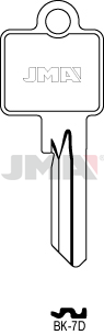 Schlüsselrohling - BK-7D