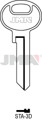 Schlüsselrohling - STA-3D