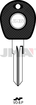 Schlüsselrohling-Plastikkopf - VO-8.P