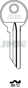 Schlüsselrohling - 8M-1D