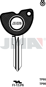 Transponder-Schlüsselrohling - TP00FI-13.P6