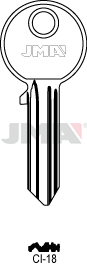 Schlüsselrohling - CI-18