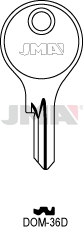 Schlüsselrohling - DOM-36D