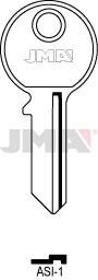 Schlüsselrohling - ASI-1