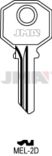 Schlüsselrohling - MEL-2D