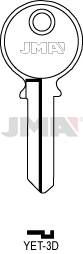 Schlüsselrohling - YET-3D
